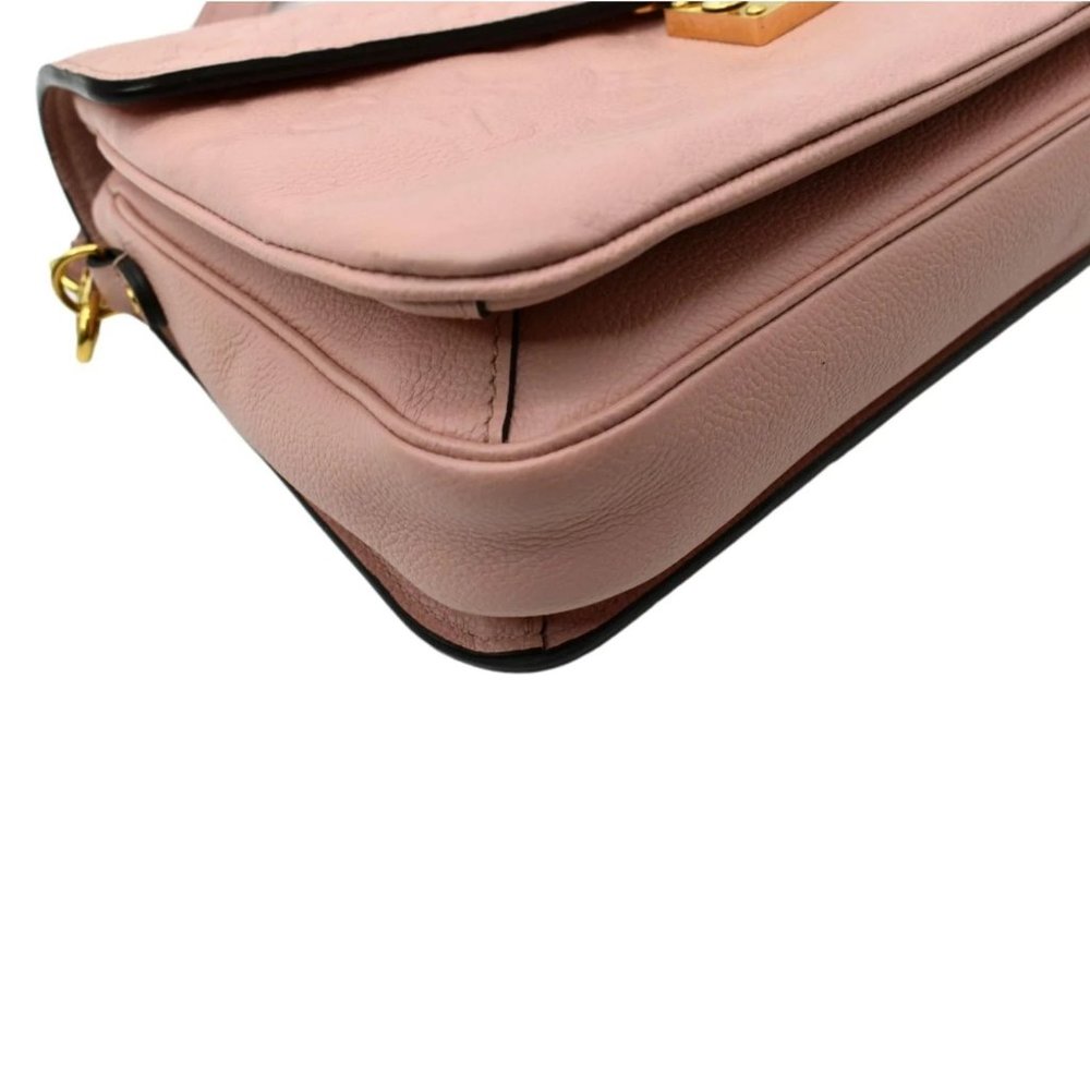 LOUIS VUITTON Metis Pochette Empreinte Leather Crossbody Bag Pink - Picture 9 of 12